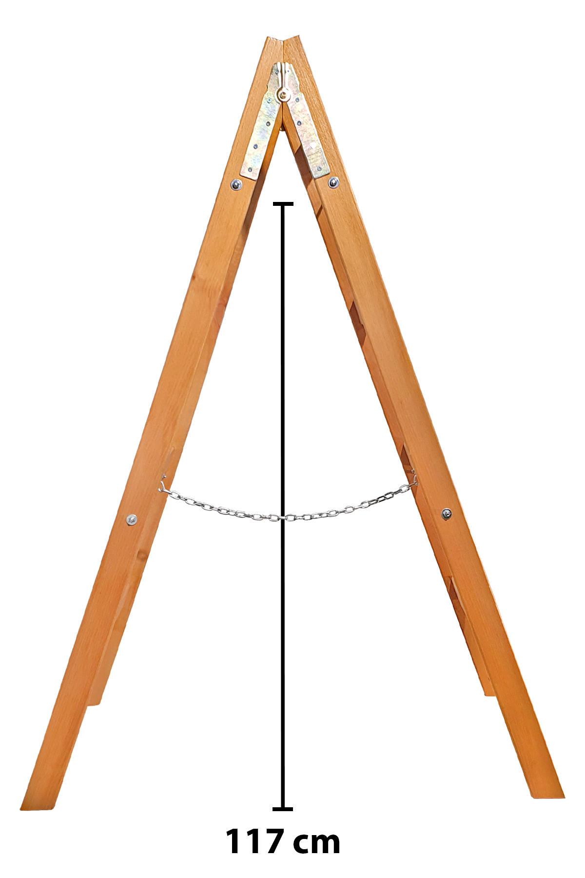 A Tipi Ahşap Merdiven 4+4 Basamaklı - Küçük resim 3