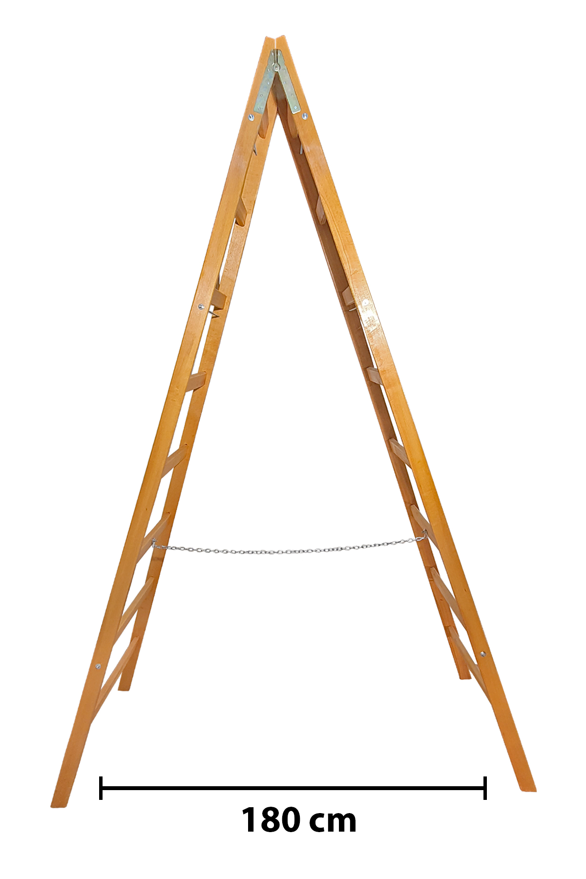 A Tipi Ahşap Merdiven 8+8 Basamaklı - Küçük resim 2